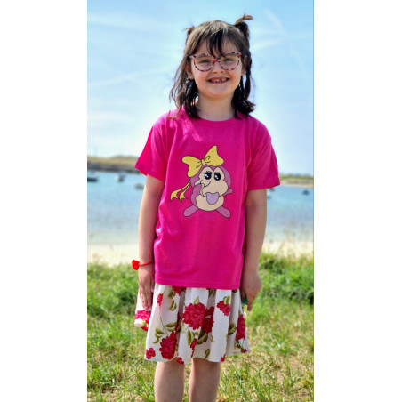 T-shirt Enfant Mimi Rose - Mes Petits PersOo