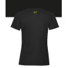 T-shirt -basique- noir- homme - adulte - broderie verte- Mes petits persoo