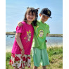 T-shirt Enfant Momo Vert - Mes Petits PersOo