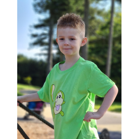 T-shirt Enfant Momo Vert - Mes Petits PersOo