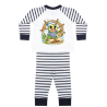 ensemble pyjama rayé marin - bleu - bébé - manches et pantalon rayé - initial MPP - Mes petits persoo