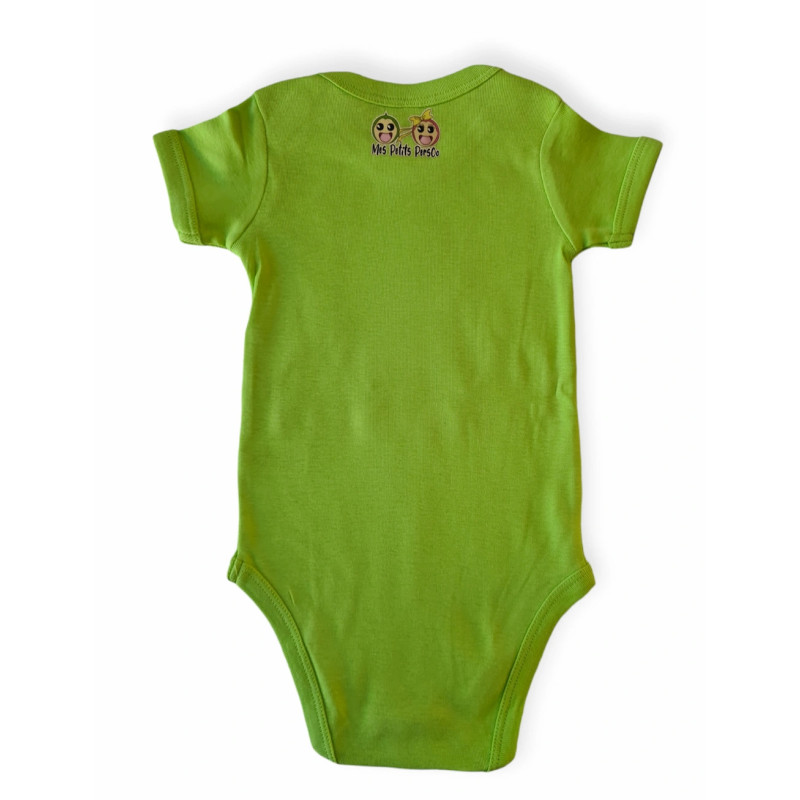 Body bébé Momo Vert - Mes Petits PersOo