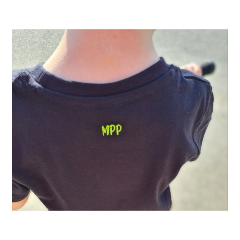T-shirt basique Noir enfant - Mes petits persoo