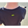 T-shirt basique Noir enfant - Mes petits persoo
