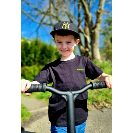 T-shirt basique Noir enfant - Mes petits persoo
