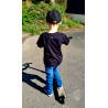 T-shirt basique Noir enfant - Mes petits persoo