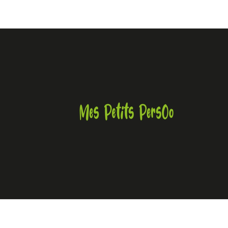 T-shirt basique Noir enfant - Mes petits persoo