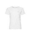 T-shirt basique blanc- enfant - fille - Broderie  - Mes petits persoo