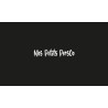 T-shirt -basique- noir- homme - adulte - broderie blanche- Mes petits persoo